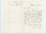 1863-01-22  J.D. Tucker recommends Orderly Sergeant G. M. Bragg for promotion
