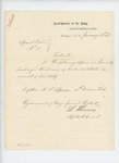 1863-01-23  Special Order 38 honorably discharging Captain A.L. Spencer on account of disability