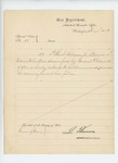 1863-02-05 Special Order 59 restoring Lieutenant Soloman S. Stearns to command by War Department