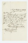 1863-05-11  Frank J. Bramhall requests the address of General Berry's widow