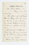 1863-05-14  Major General Oliver Otis Howard writes testimonial regarding the late General Berry