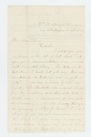 1863-09-30  William M. Harthorn of Company E requests a commission in a Veteran Cavalry unit
