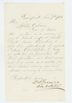 1863-11-09  D.S. Goodell recommends Orderly Christopher C. Gray for promotion