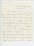 1863-11-17  Captain Robert H. Gray writes Governor Coburn regarding his promotion to Major