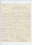 1863-12-20  Captain W. A. Barker requests a descriptive roll for men transferred from the 38th New York Regiment