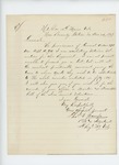 1863-12-24  Charles F. Sawyer notifies Adjutant General Hodsdon that he is re-enlisting veteran volunteers for the regiment