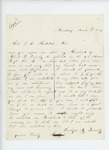 1864-03-10  Evelyn Quimby requests information about her husband Albert