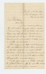 1864-03-15  Colonel Elijah Walker explains his recommendation of Otis Spear to Colonel E.R. Spear