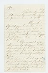 1864-03-25  Charles J. McCarthy requests a certificate of enlistment for Frank Forbes