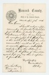 1864-04-07  P.W. Perry recommends promotion of Joseph Babson of Brooklin