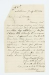 1866-07-06  Everett B. Chapman of Company E requests a copy of his discharge papers