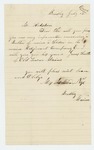 1864-07-12  Mrs. Melissa Nye requests information about her brother James Smith of Company E