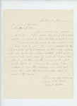 1864-07-25  Colonel Elijah Walker writes Adjutant General Hodsdon regarding monthly returns