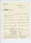 1864-09-05  J. E. McIntire requests information about his service