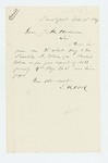 1864-12-12  T.W. Vose requests information about Prentice A. Colson of Company I