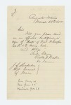 1865-03-28  Baker & Weeks seeks death certificate of West Cooper of Company H