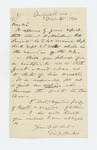 1865-10-24  George Weeks requests proof of death and service for Albert D. Winslow