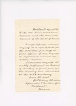 Letter from Charles S. Whitman to Governor Washburn volunteering as staff or field officer, April 20, 1861
