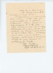 Undated - Captain Henry G. Thomas recommends Charles H. Dean for commission in a colored regiment