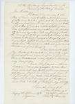 Undated (circa August 1861) - Charles K. Sherwood solicits a promotion from Governor Washburn
