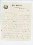 1861-06-07  Colonel Mark Dunnell informs Adjutant General Hodsdon of complaints in the regiment