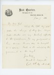 1861-06-09 Colonel Mark Dunnell expresses concern about drill masters by Mark H. Dunnell