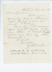 1861-06-20 Colonel Miller writes to Governor Washburn asking for muster rolls by C. A. Miller