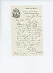 1861-06-21  Adjutant General Hodsdon expresses annoyance at Sergeant Major Speeds's letter to the Governor