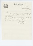 1861-07-04 Colonel Mark Dunnell approves bill for provisions by Mark H. Dunnell