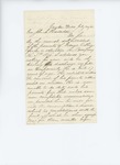 1861-07-24  John P. Swasey requests the discharge of George Hayford