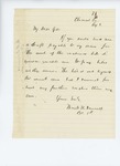 1861-08-03  Colonel Dunnell requests money to pay bills