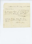 1861-08-18 Bill for furnishing supper and breakfast by E. W. Thompson