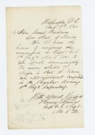 1861-08-19 Captain Henry Thomas resigns to take appointment with the 11th Regiment by Henry Thomas