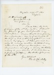 1861-09-01 George E. Brickett accepts commission as surgeon by George E. Brickett