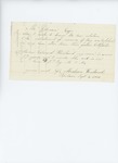 1861-09-04 Abraham Howland requests information about the law regarding enlistment of minors by Abraham Howland