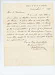 1861-09-05 D.W. Fessenden recommends Josiah R. Brady for captain in the 9th Maine Regiment by D. W. Fessenden
