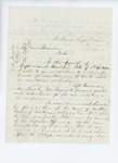 1861-09-14 Charles Merrill writes on behalf of client Captain Josiah Heald by Charles B. Merrill