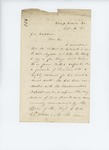 1861-09-16 Chaplain John Adams writes Governor Washburn about Adelbert Twitchell by John R. Adams
