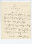 1861-09-16  Thomas Murphy solicits the discharge of his son Alvin