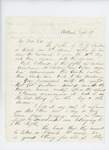 1861-09-27  Mark Dunnell recommends return of deserter D.W. Scribner to the 10th Regiment