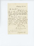 1861-09-30  Mark Dunnell recommends Otis C. Merrill for position in the 12th Regiment