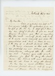 1861-10-01 Mark Dunnell writes B. Kingsbury regarding General Hodsdon by Mark H. Dunnell
