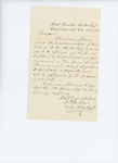 1861-10-03 Colonel Nathaniel Jackson reports the elections of officers in Company I by Nathaniel Jackson