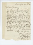 1861-10-04 Lieutenant Robert J. McPherson thanks Governor Washburn for his commission by Robert J. McPherson