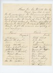 1861-10-06 Officers and privates of Company D recommend Charles H. Sewall and Daniel Clark for promotion by James Blaisdell