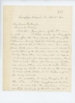 1861-10-13 Dr. George Brickett writes Governor Washburn about medical supplies by George E. Brickett