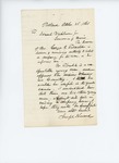 1861-10-25  Joseph Howard recommends George E. Fernald receive authority to enlist a regiment