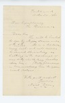 1861-10-30 Colonel Neal Dow recommends Major Scammon to Governor Washburn by Neal Dow
