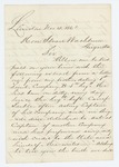 1861-11-04 George H. Pillsbury writes Governor Washburn requests promotion for his brother by George H. Pillsbury