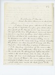 1861-11-12 Brigadier General Slocum writes Governor Washburn about the condition of the regiment by H. Slocum